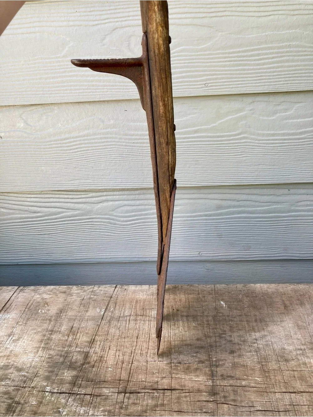Ely’s Dandy Hay Knife Metal and Wood Early 1900s Garden Tool Rustic Decor